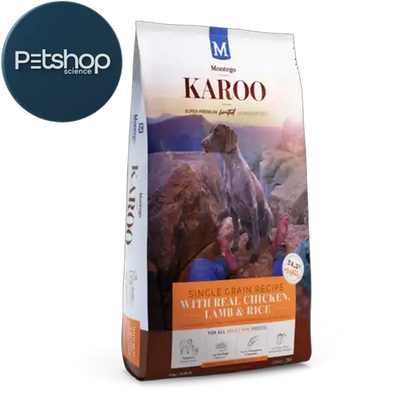 Checkers Sixty60 | Montego Karoo Chicken & Lamb Adult Dry Dog Food 8kg