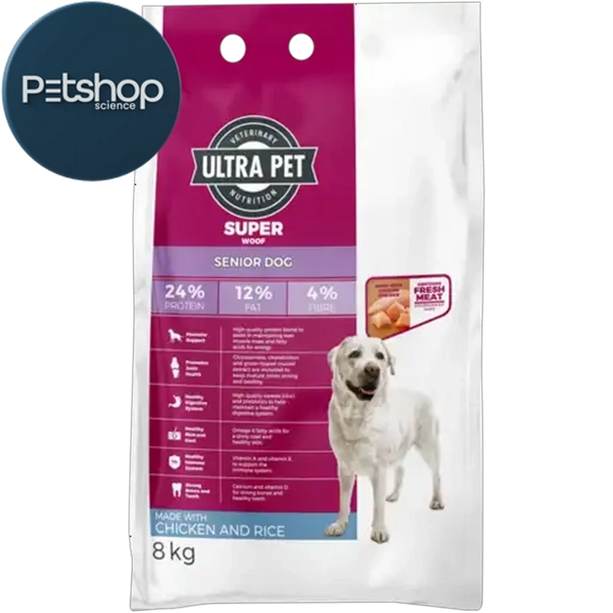 Checkers Sixty60 | Ultra Pet Superwoof Chicken and Rice Senior Dry