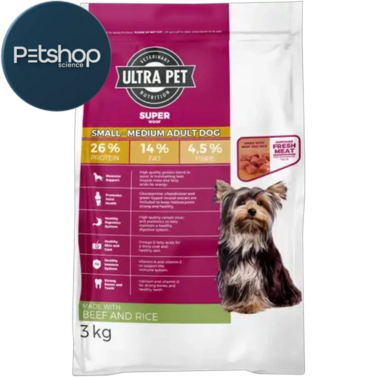 Checkers Sixty60 | Ultra Pet Superwoof Beef and Rice Small