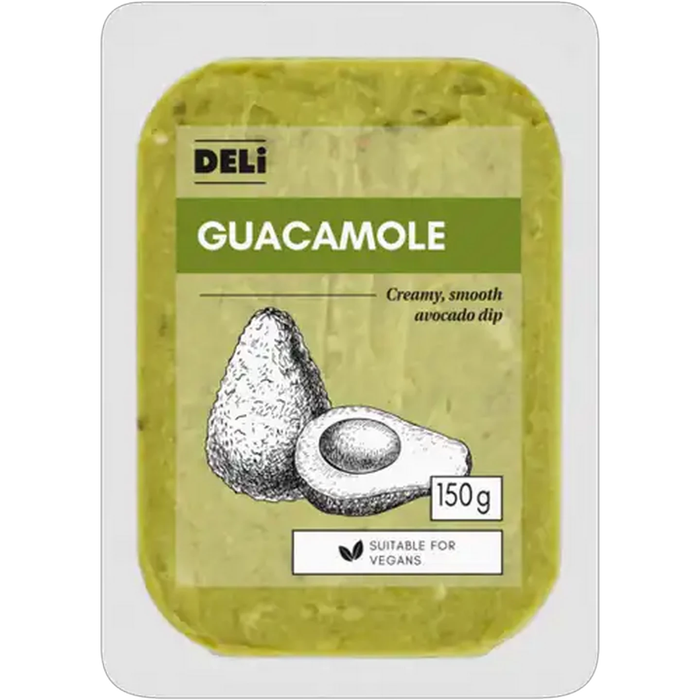 Image of Deli Plain Guacamole Dip 150g