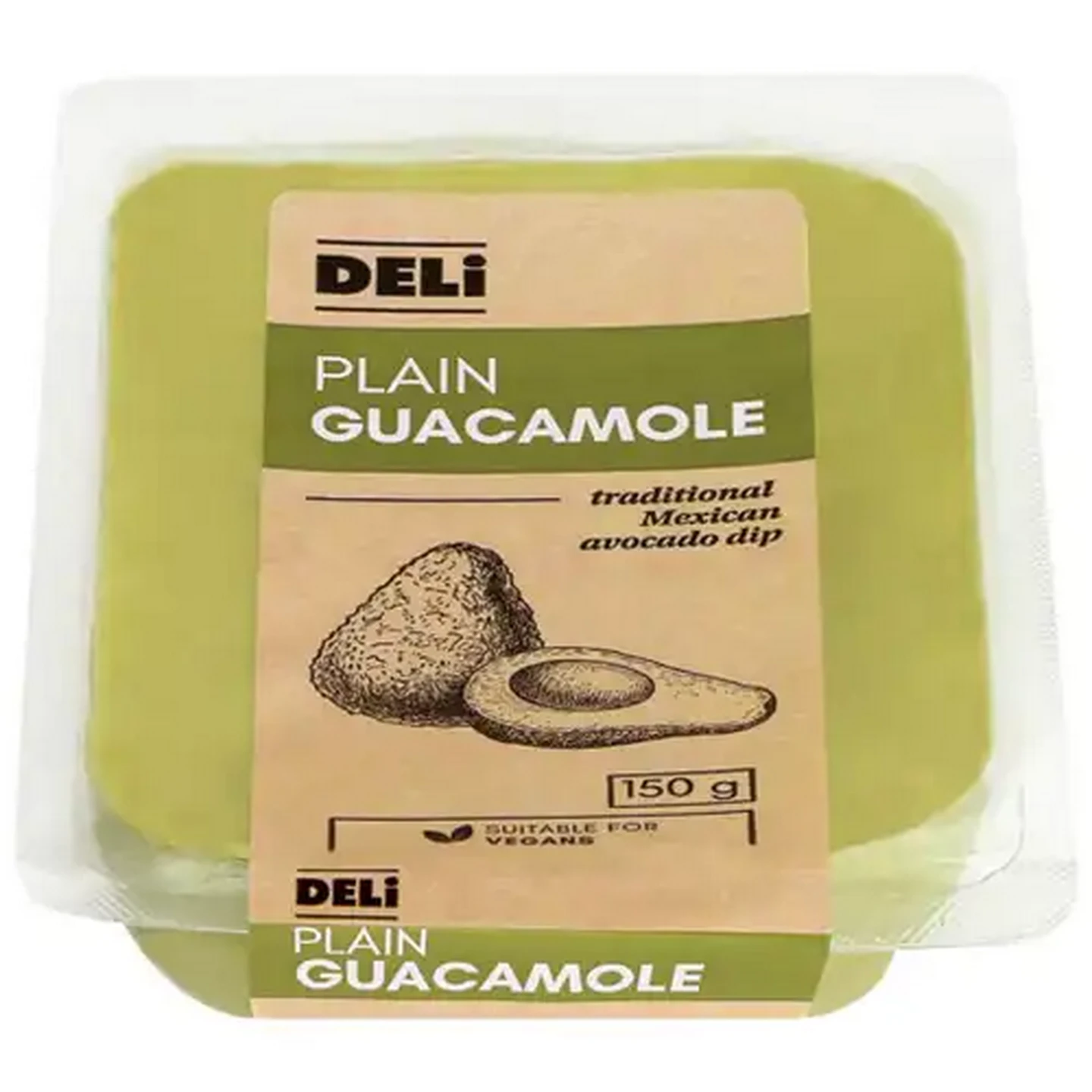 Image of Deli Plain Guacamole Dip 150g