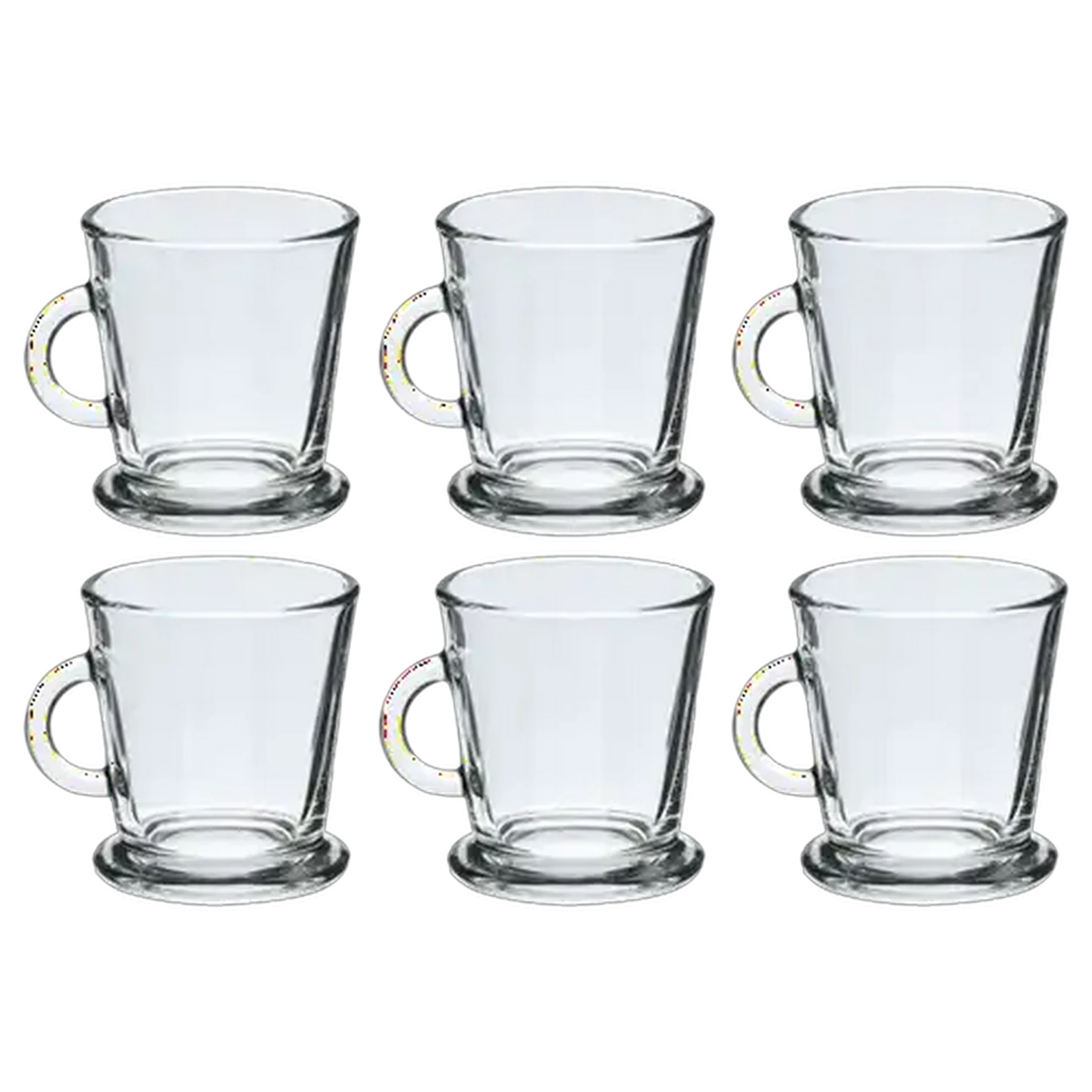 Image of Royal Leerdam Sentido Cappuccino Glass Mugs 180ml 6-Pack