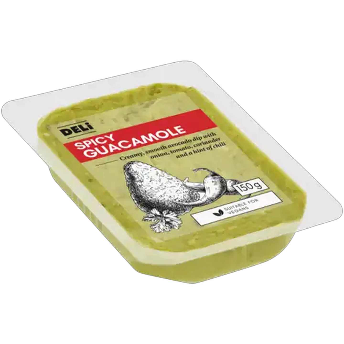 Image of Deli Spicy Guacamole Dip 150g