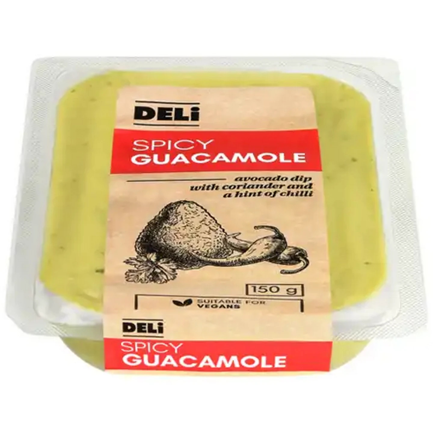 Image of Deli Spicy Guacamole Dip 150g