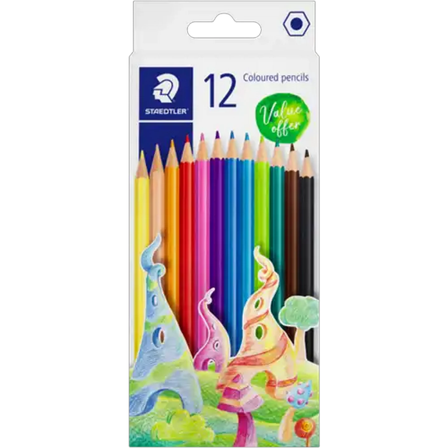 Image of Staedtler Coloured Pencils 12-Pack