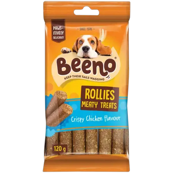 Beeno Rollies Chicken Dog Treats 120g