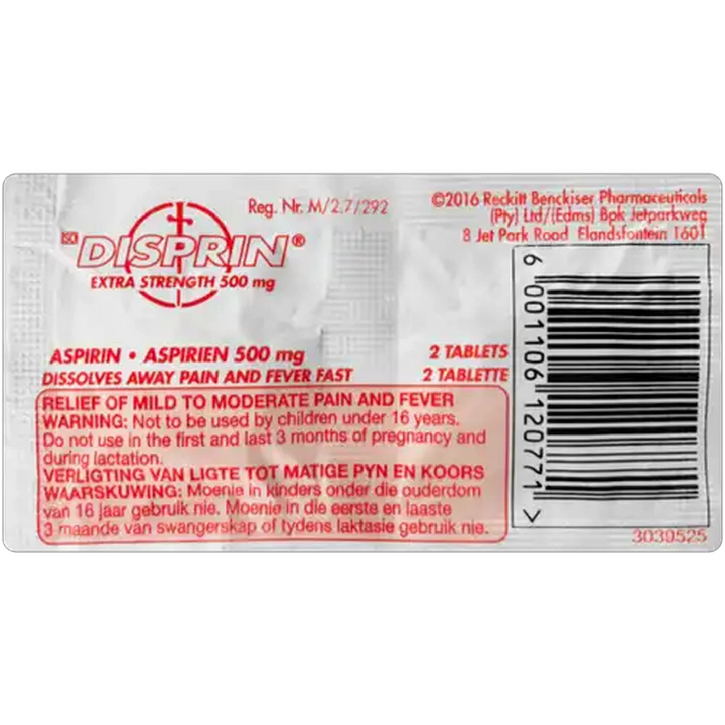 Image of Disprin Extra Strength Tablets 2 Pack