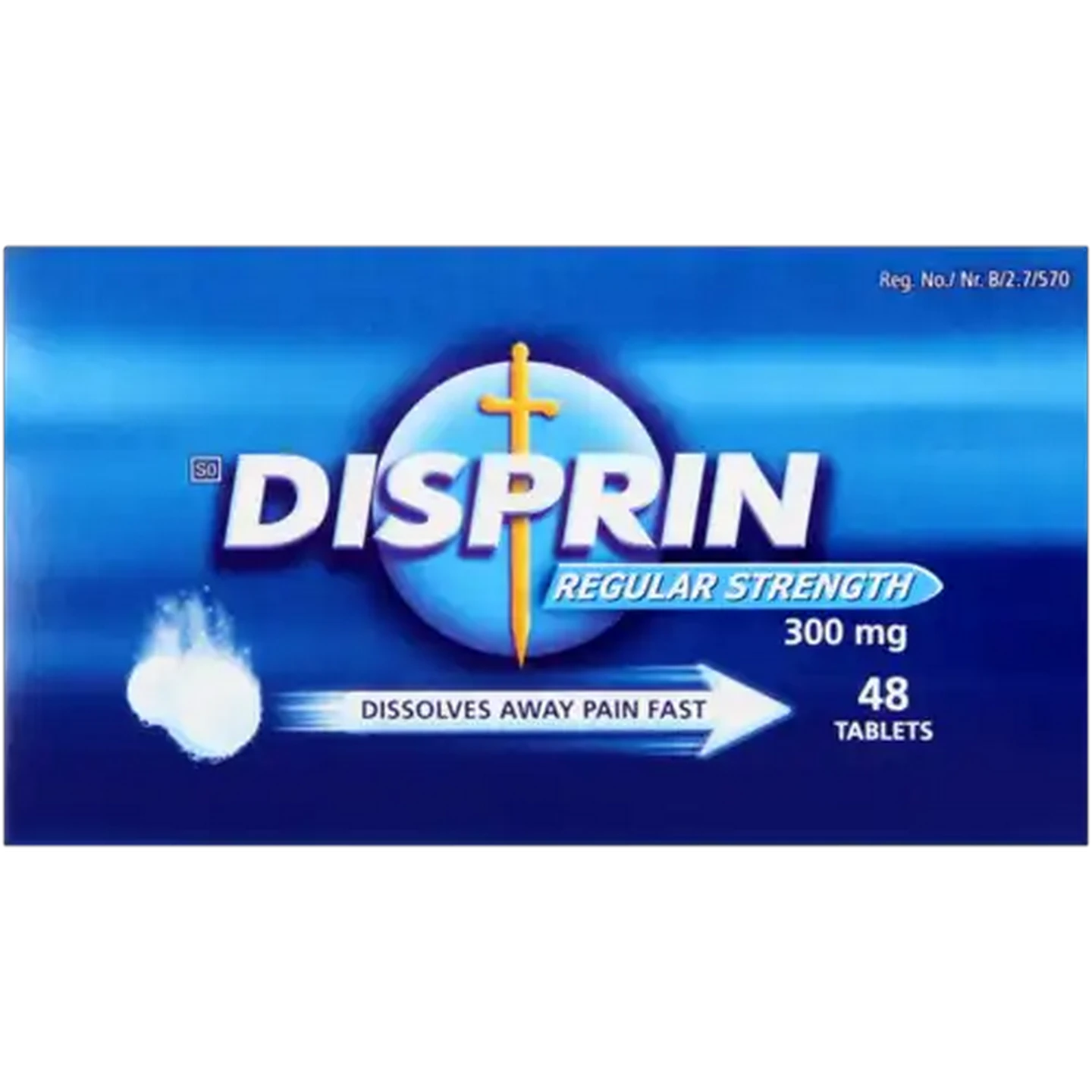 Image of Disprin Regular Strength Effervescent Tablets 48 Pack