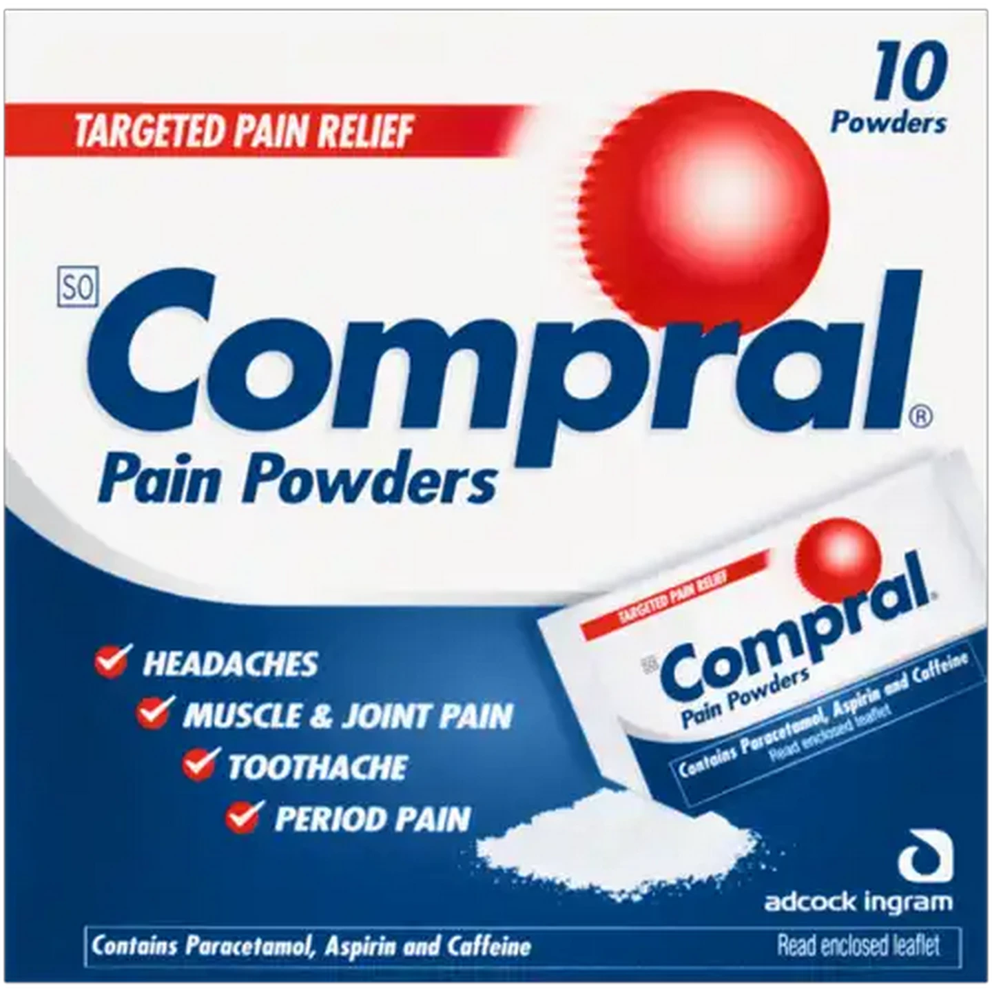 Image of Compral Pain Powders 10-Pack