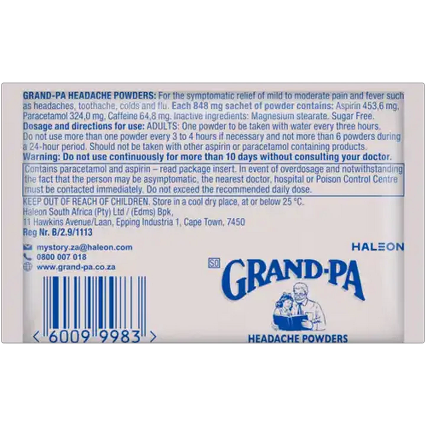 Image of Grand-Pa Headache Powder