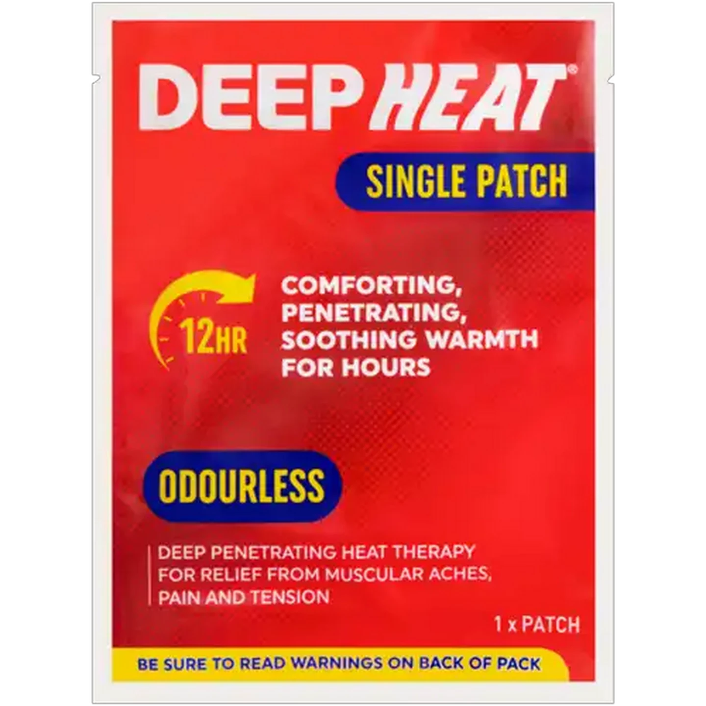 Image of Deep Heat Odourless Single Patch