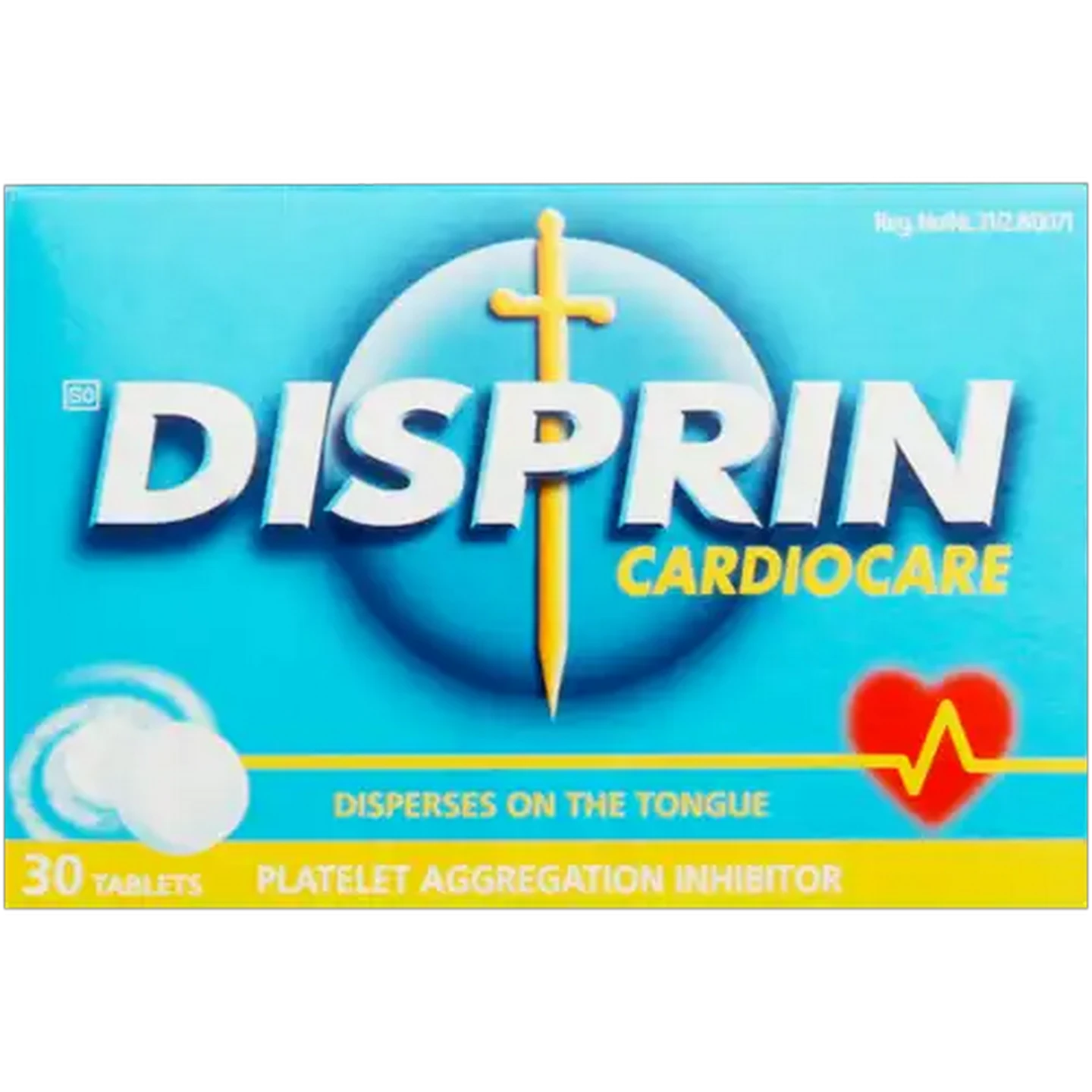 Image of Disprin Cardiocare Platelet Aggregation Inhibitor Tablets 30 Pack