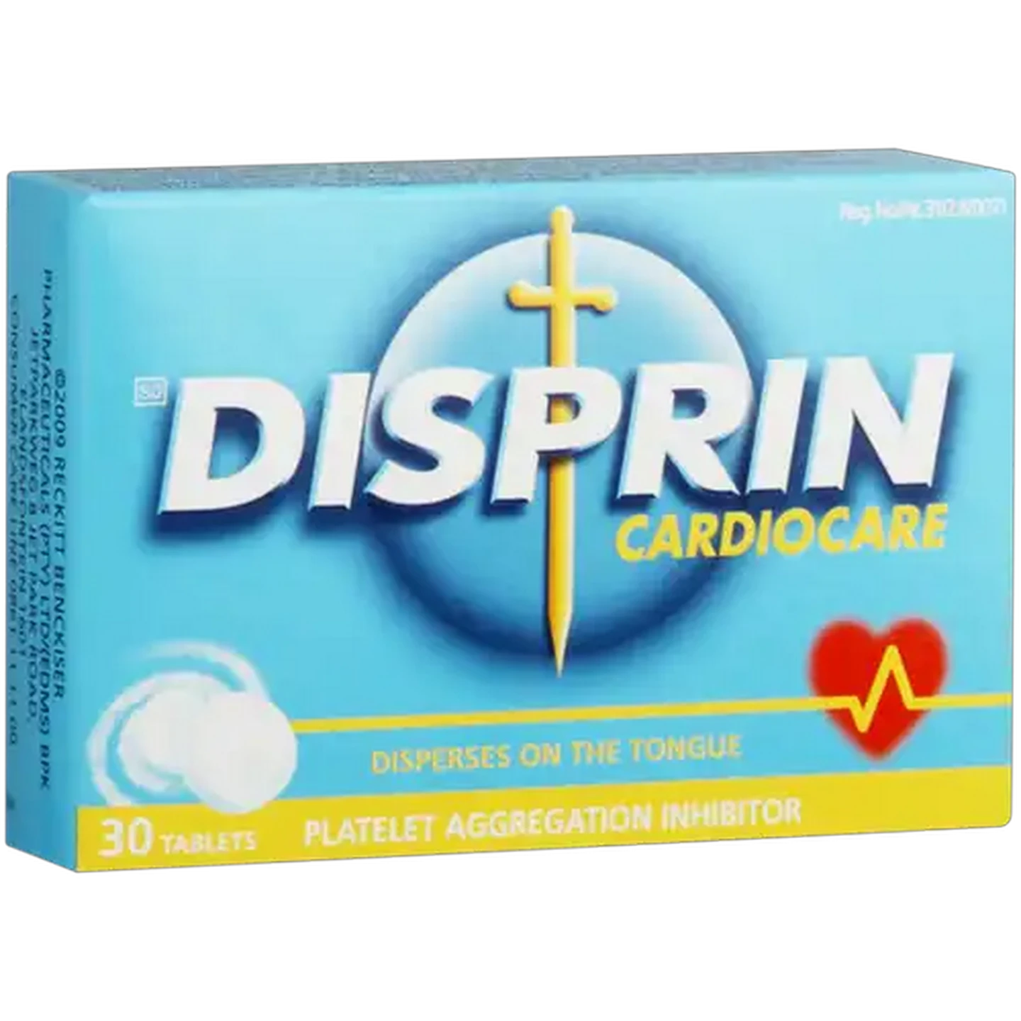 Image of Disprin Cardiocare Platelet Aggregation Inhibitor Tablets 30 Pack