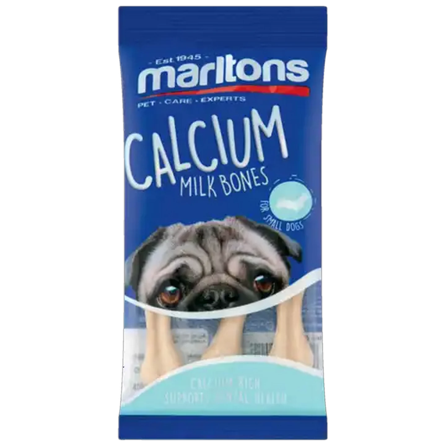 Image of Marltons Calcium Milk Bones Small Dog Treat 6 Pack