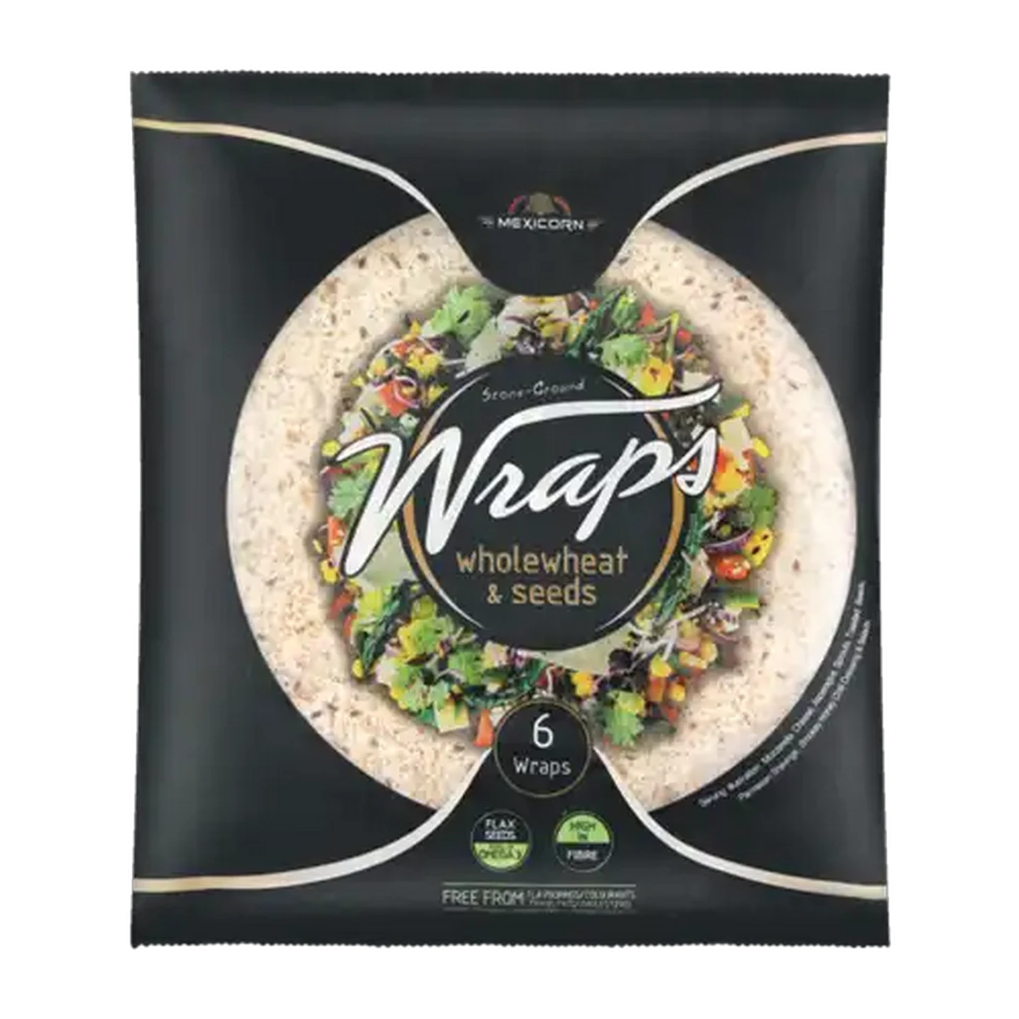 Image of Mexicorn Wholewheat & Seeds Wraps 6-Pack
