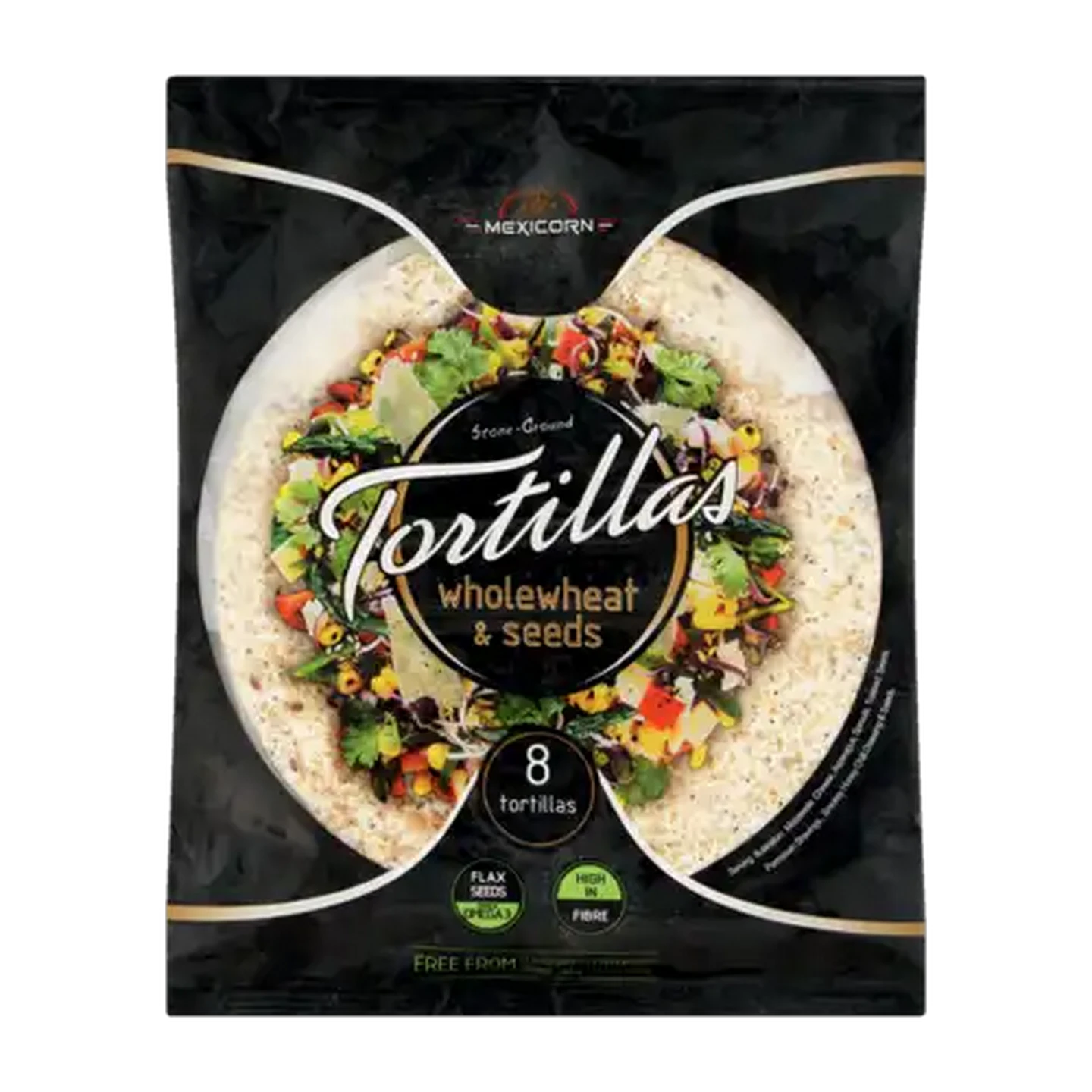 Image of Mexicorn Wholewheat & Seeds Tortillas 8 Pack