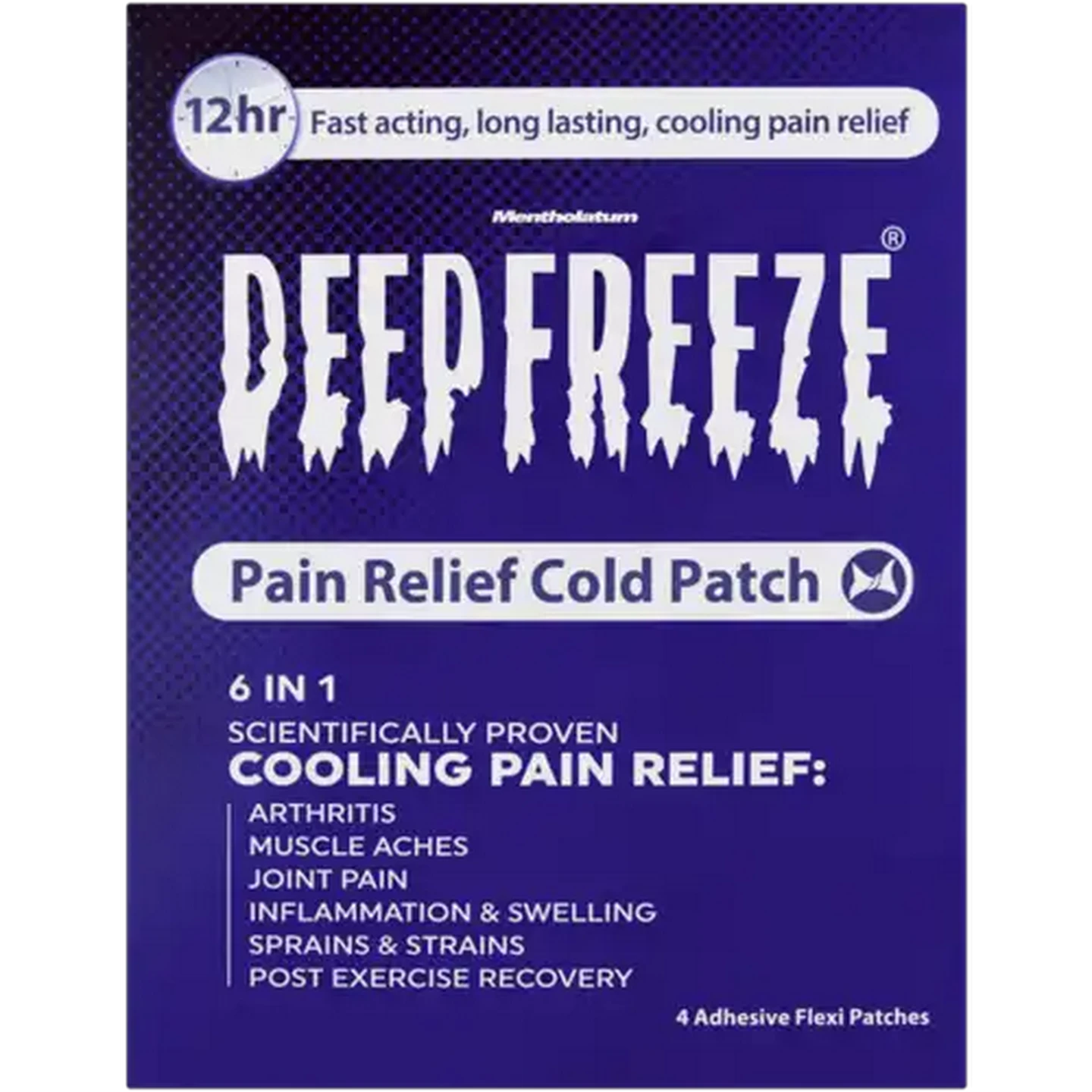 Image of Deep Freeze Pain Relief Cold Patch 4 Pack