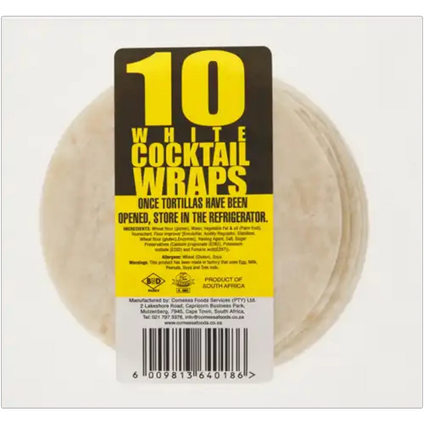 Image of White Cocktail Wraps 10-Pack