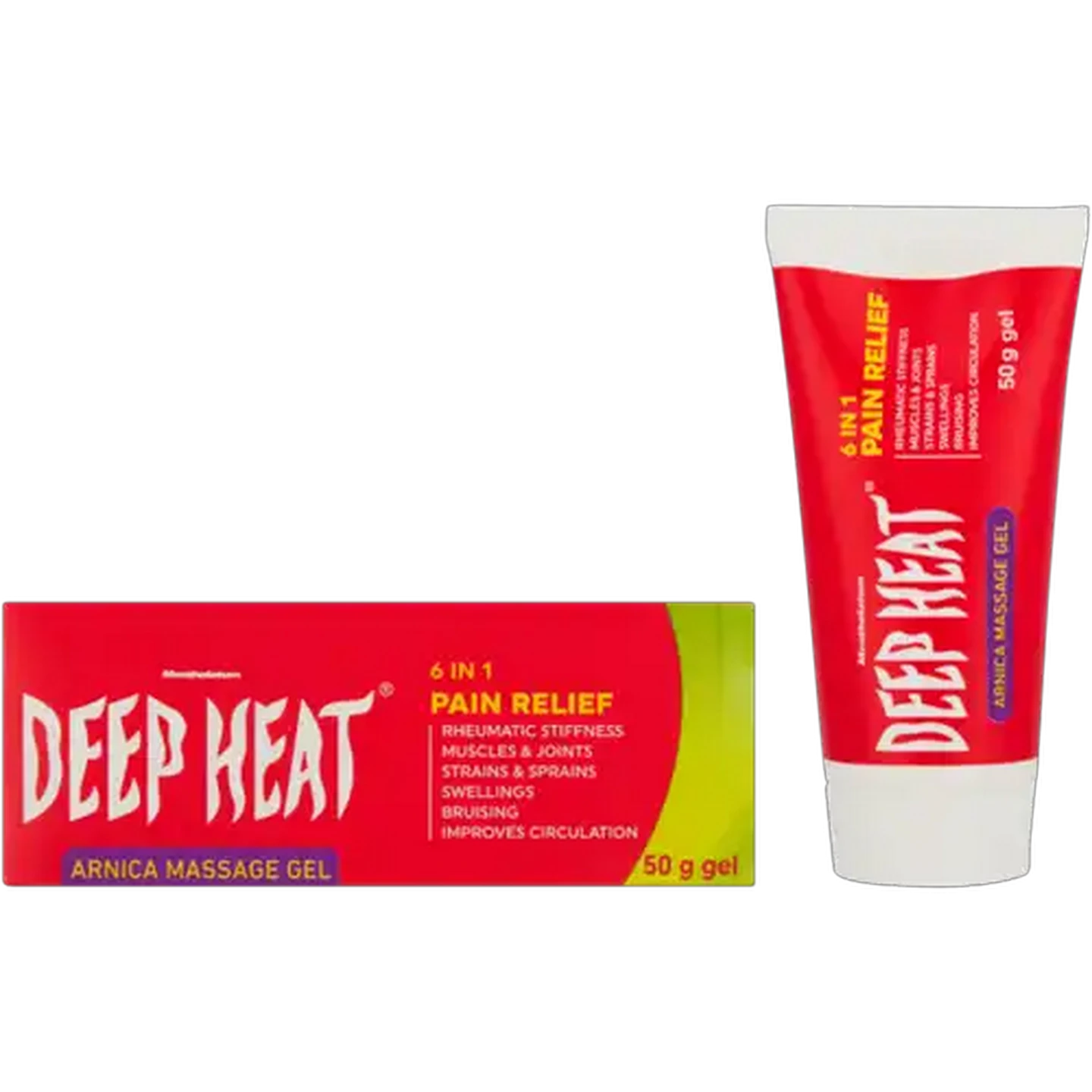 Image of Deep Heat Pain Relief Arnica Massage Gel 50g