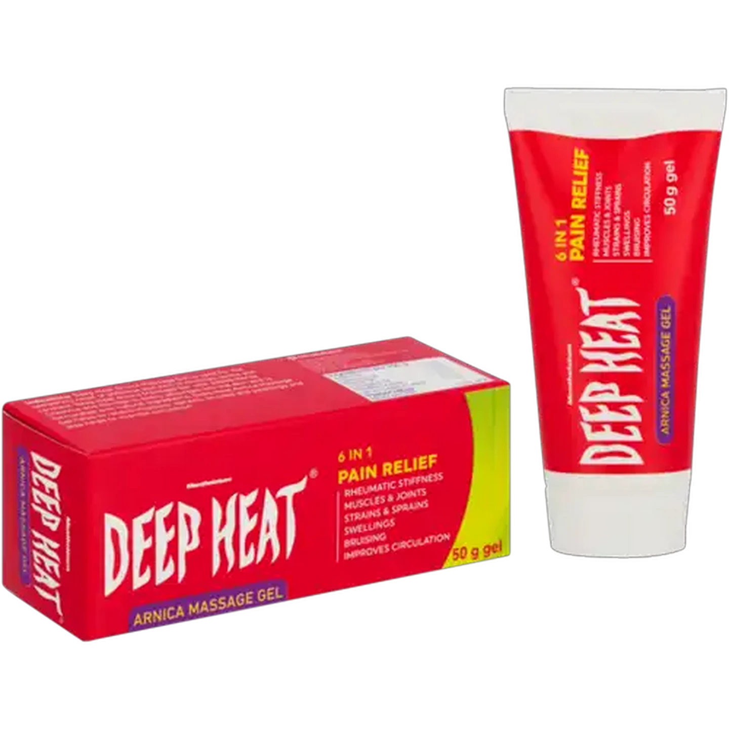 Image of Deep Heat Pain Relief Arnica Massage Gel 50g