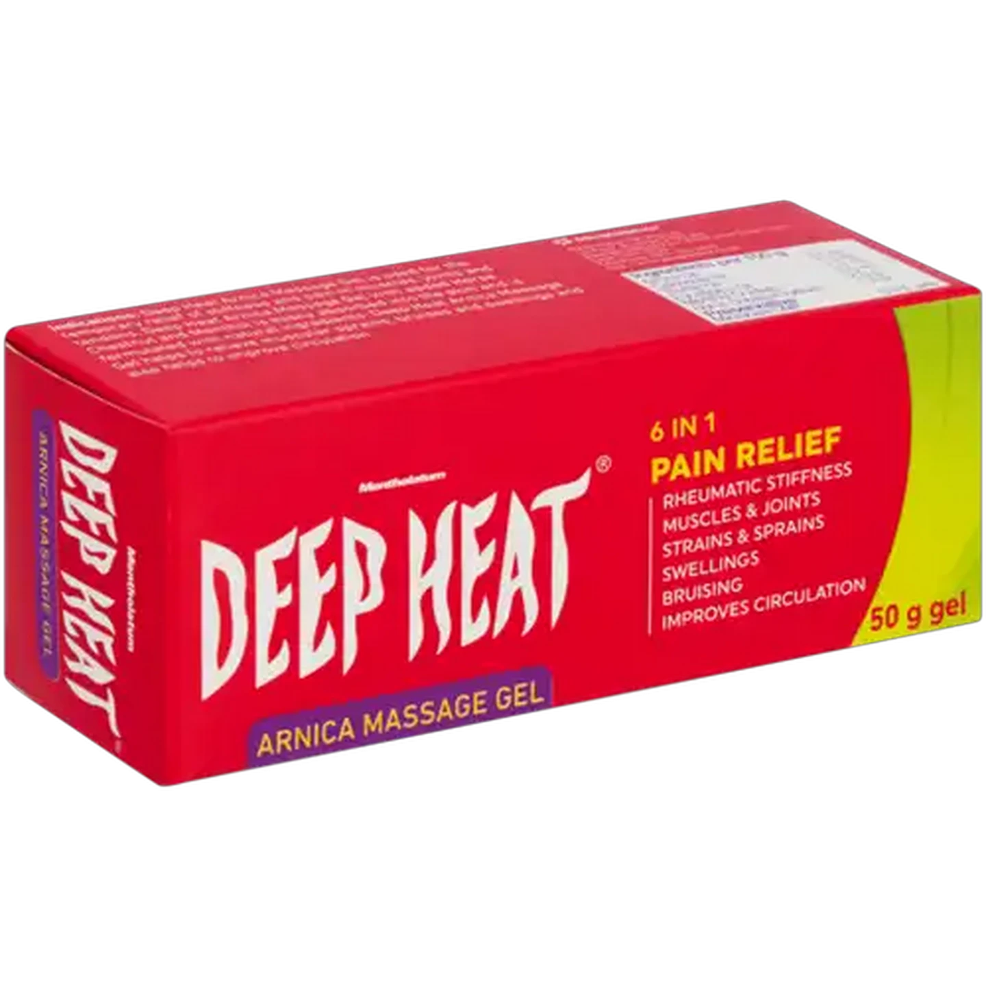 Image of Deep Heat Pain Relief Arnica Massage Gel 50g