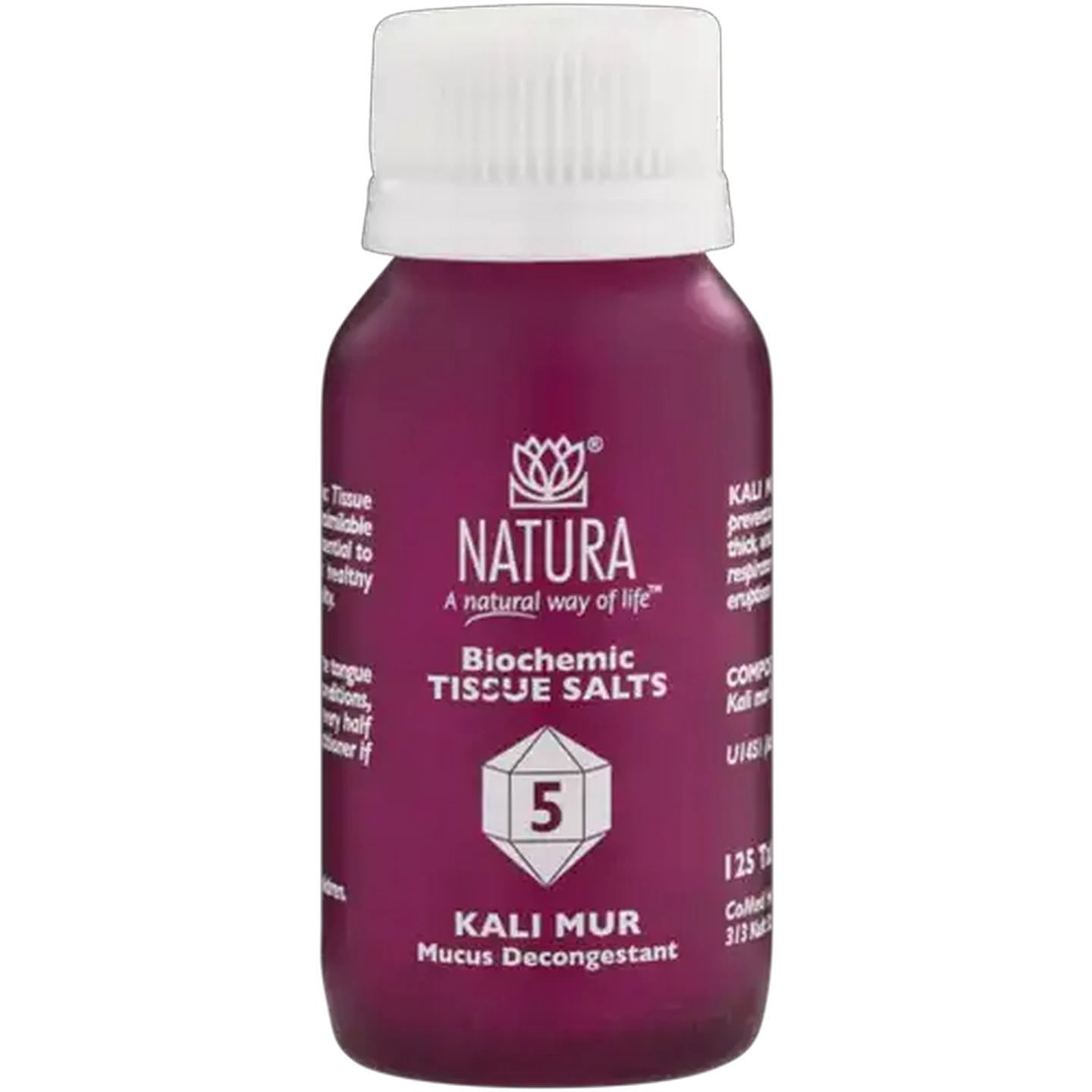 Image of Natura Biochemic Kali Mur Tissue Salts Tablets 125 Pack
