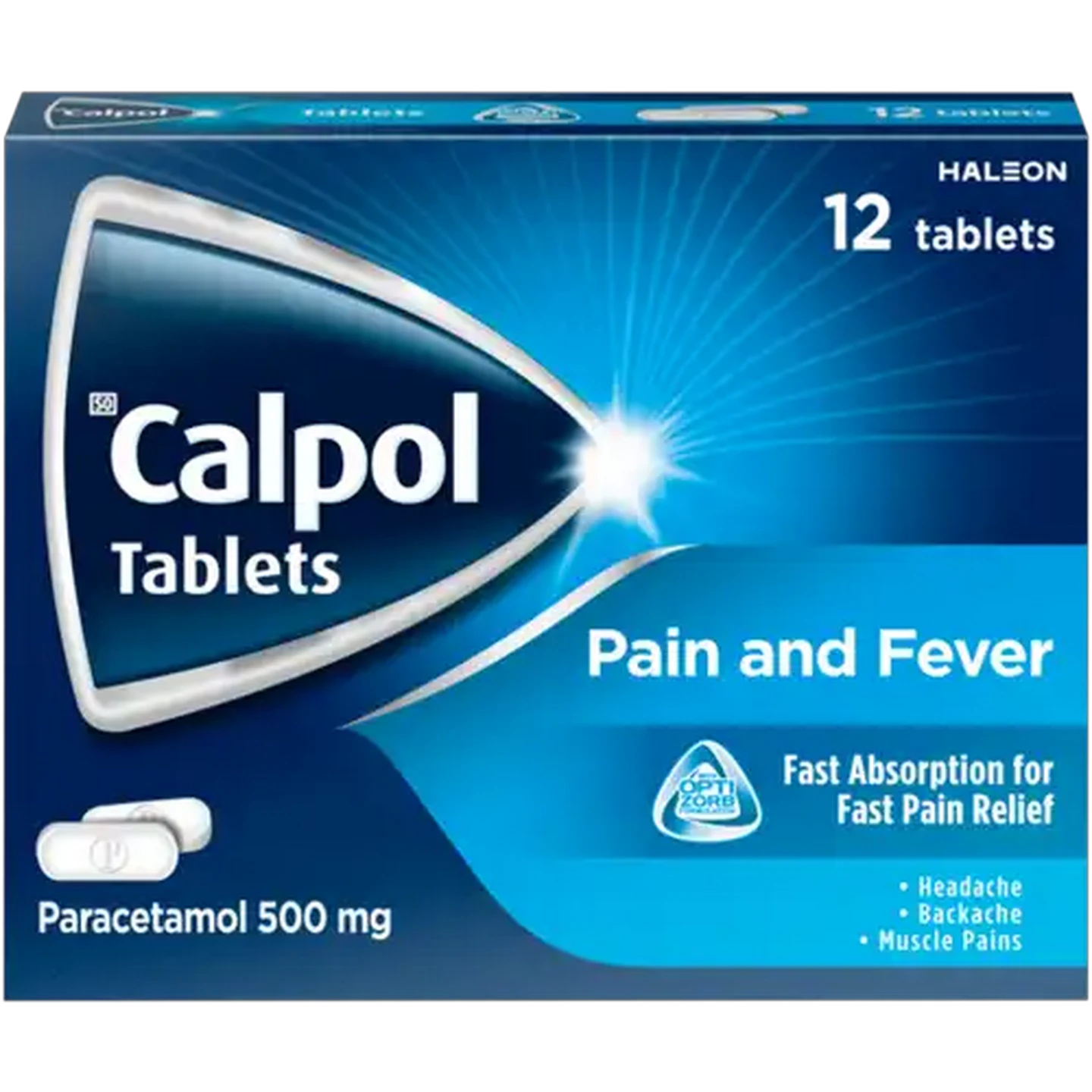 Image of Calpol Pain & Fever Tablets 12 Pack