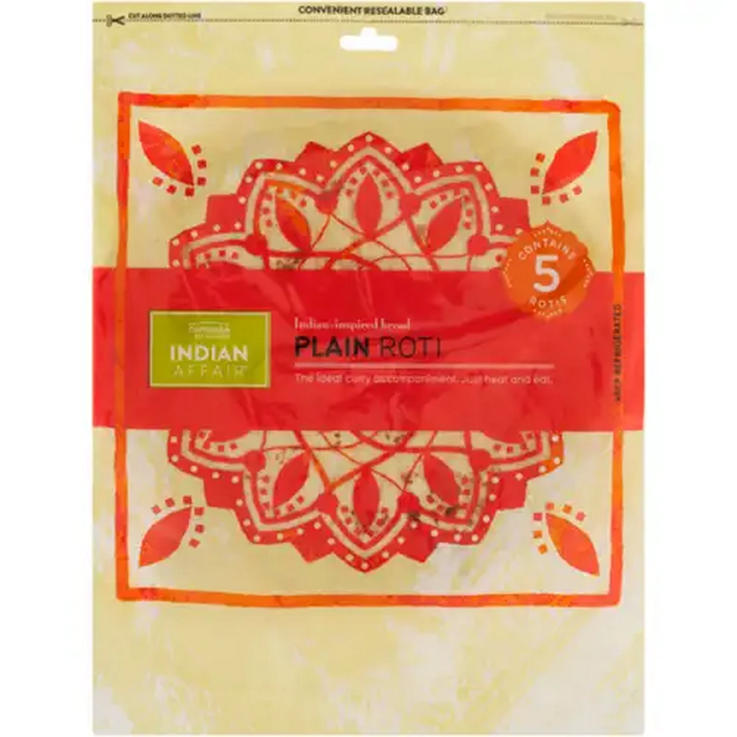 Image of Indian Affair Plain Roti 5 Pack