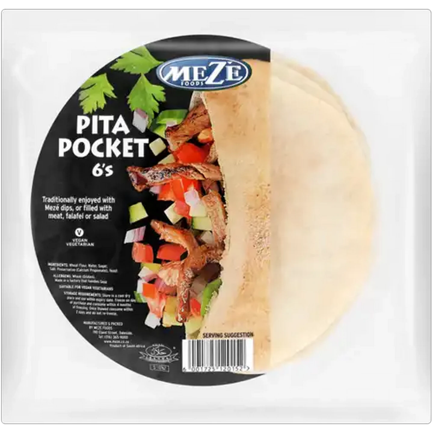 Image of Mezé Foods Pita Pocket 6 Pack