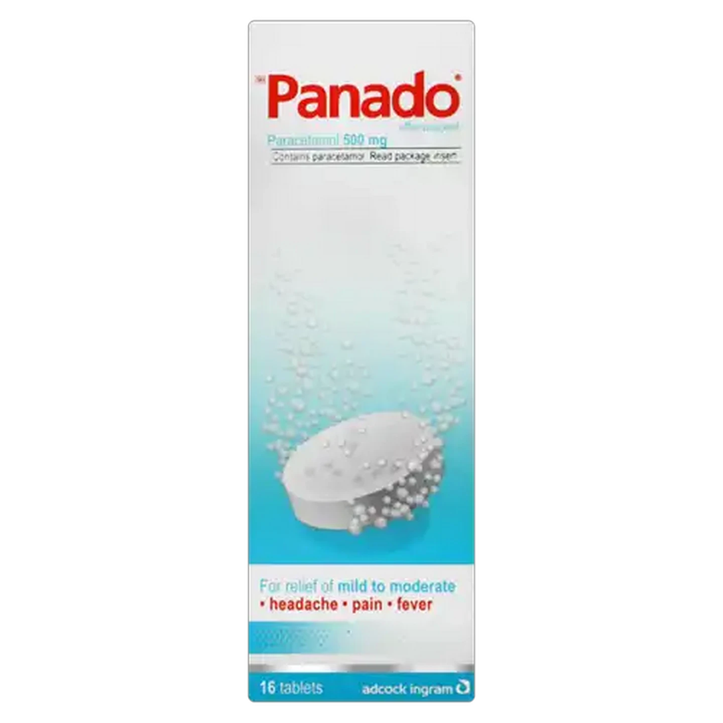 Image of Panado Effervescent Tablets 16 Pack