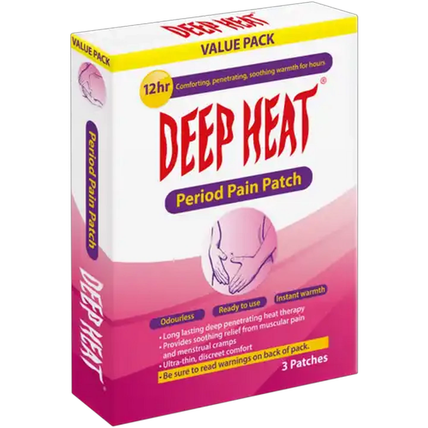 Image of Deep Heat Period Pain Patch 3 Pack