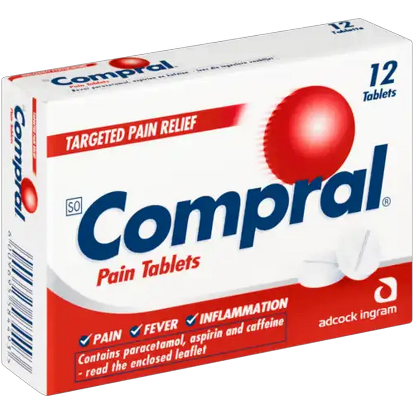 Image of Compral Pain Relief Tablets 12-Pack
