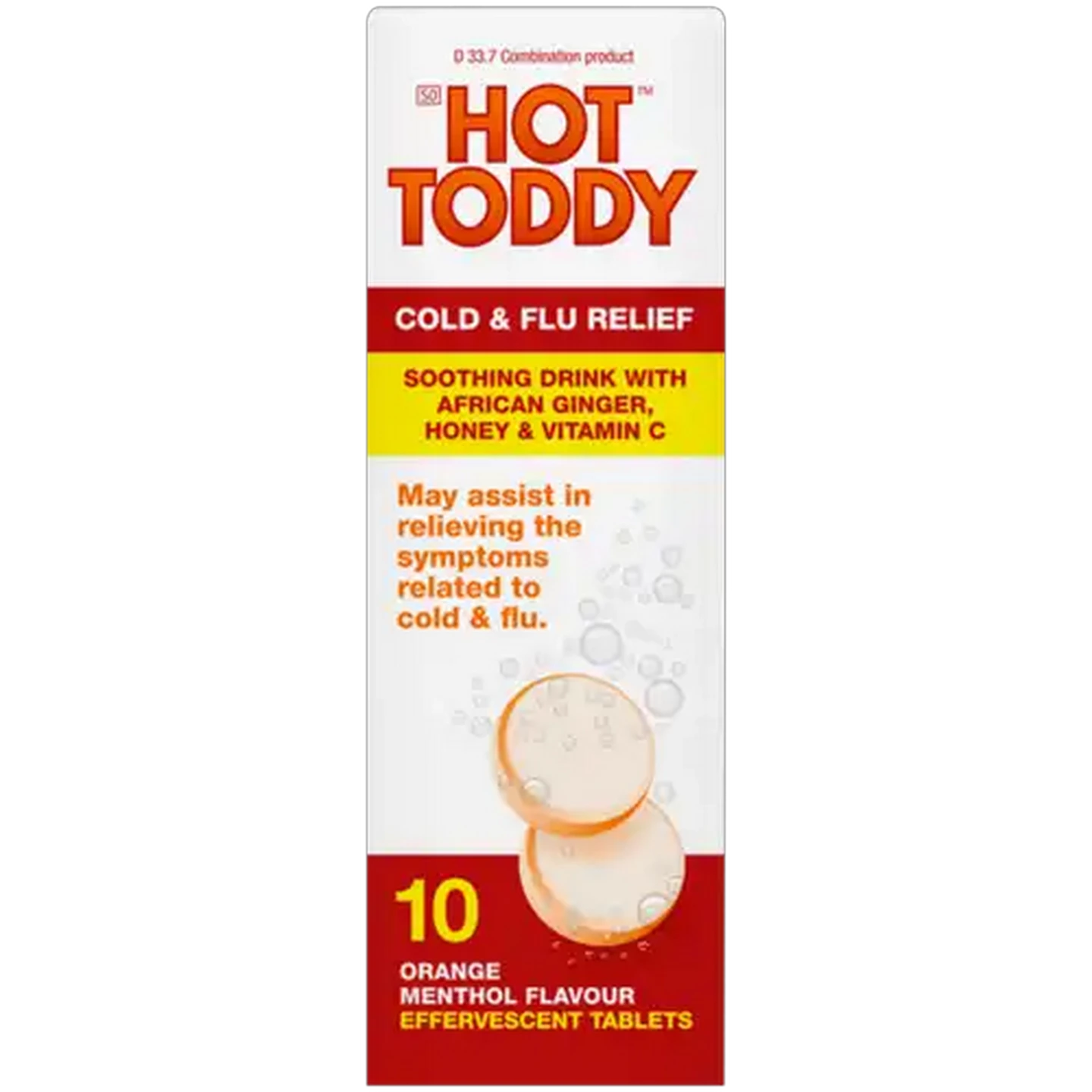 Image of Hot Toddy Cold & Flu Effervescent Tablets 10 Pack