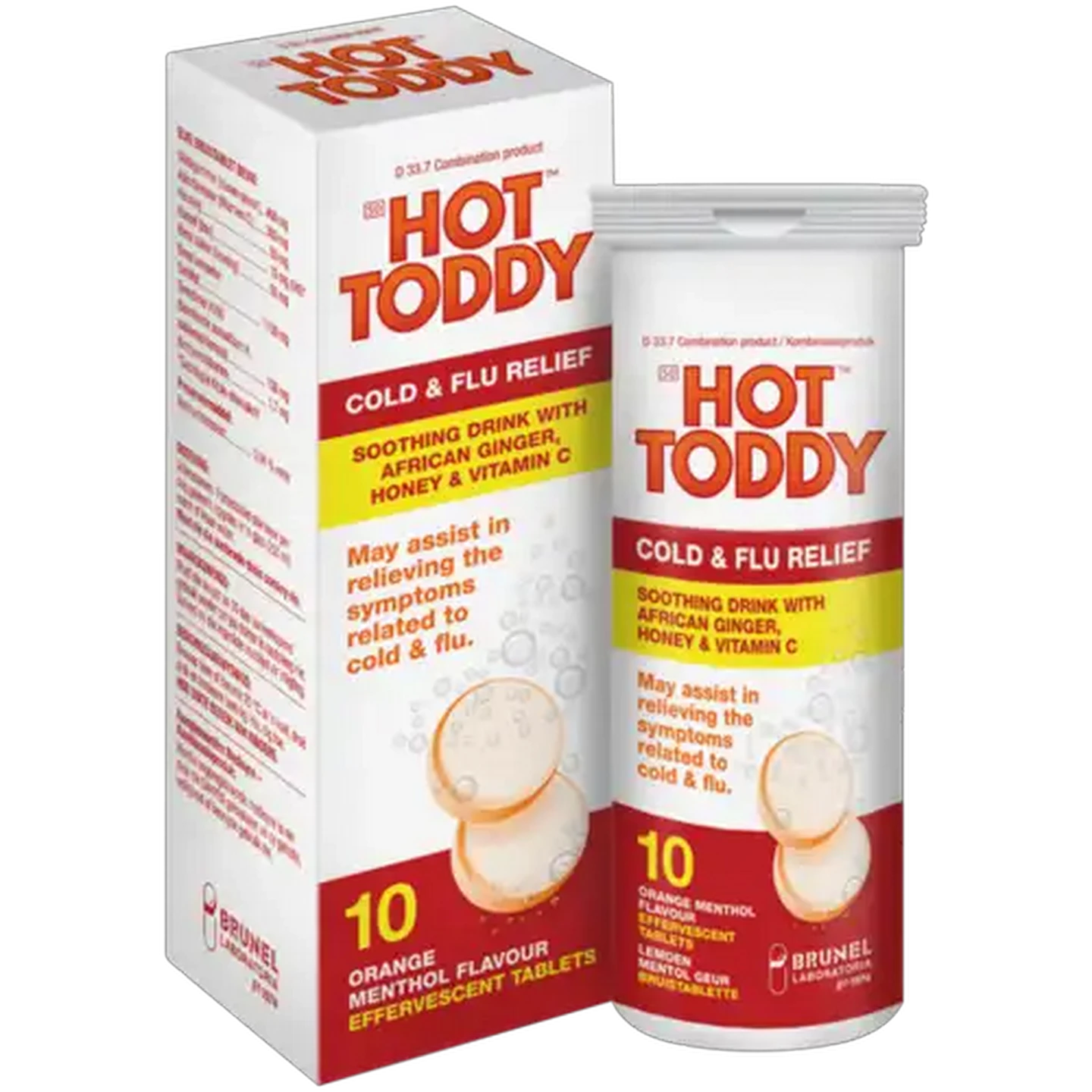 Image of Hot Toddy Cold & Flu Effervescent Tablets 10 Pack