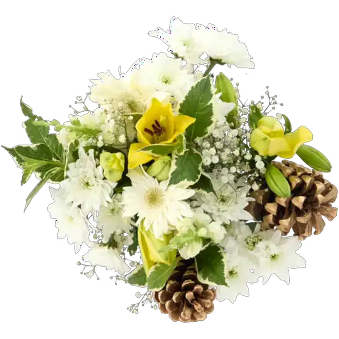 Image of Festive Frost Flower Bouquet