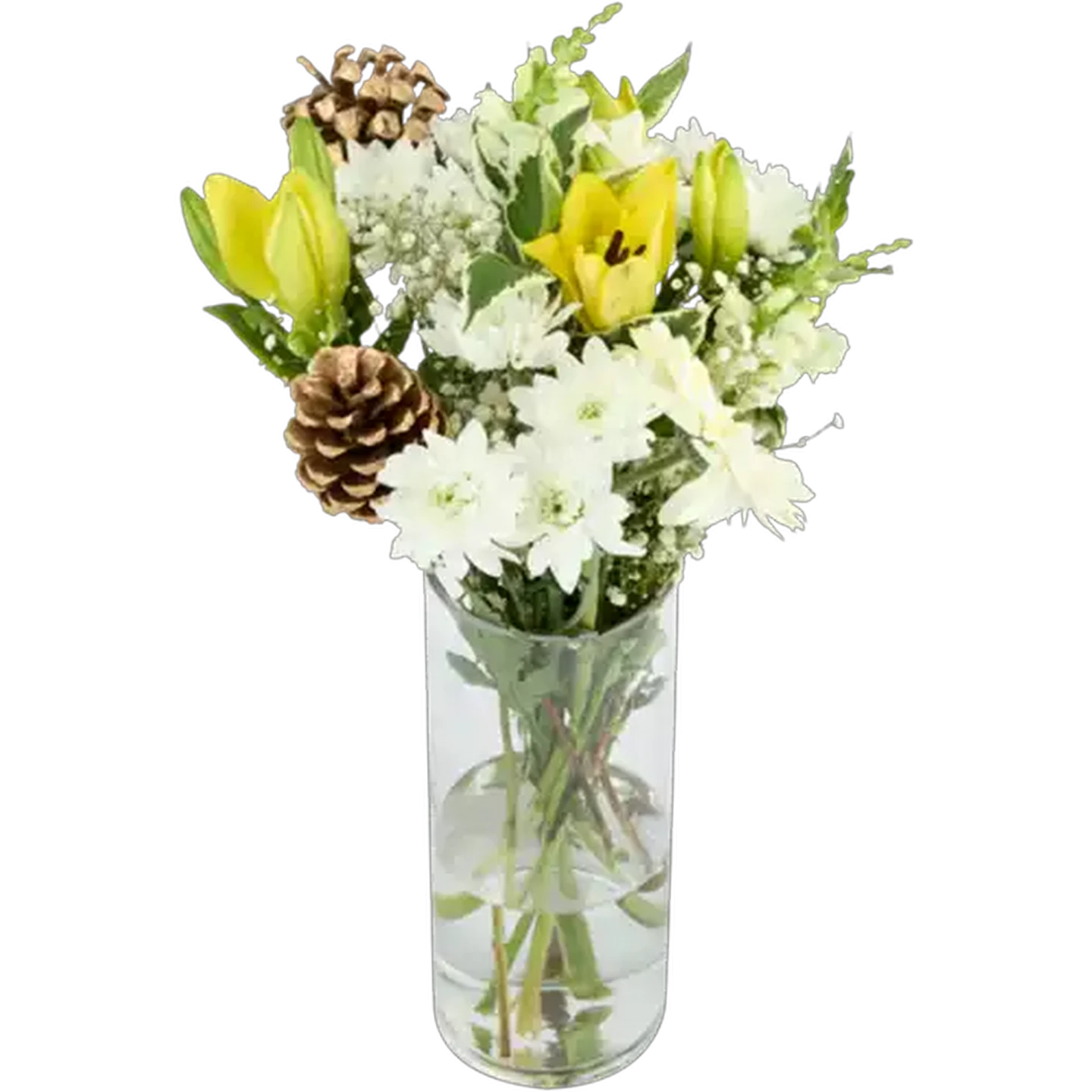 Image of Festive Frost Flower Bouquet