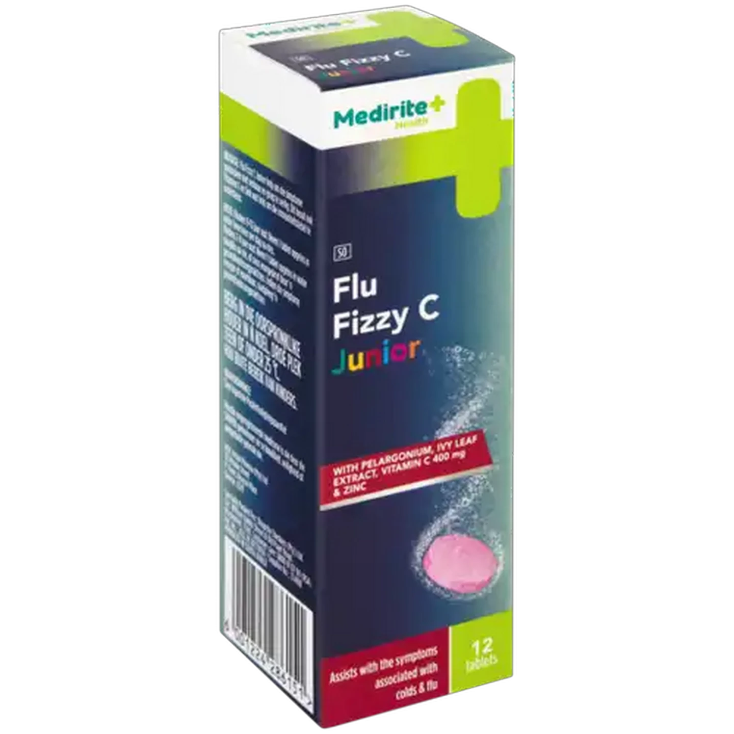 Image of Medirite Junior Flu Fizzy C Tablets 12 Pack