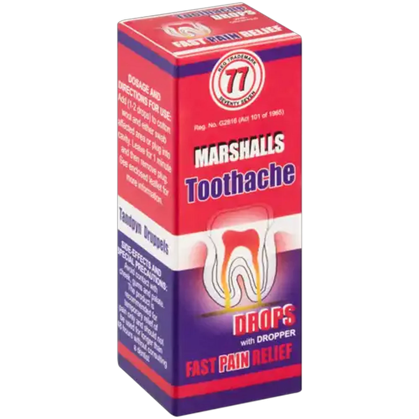 Image of Marshalls Toothache Drops 10ml