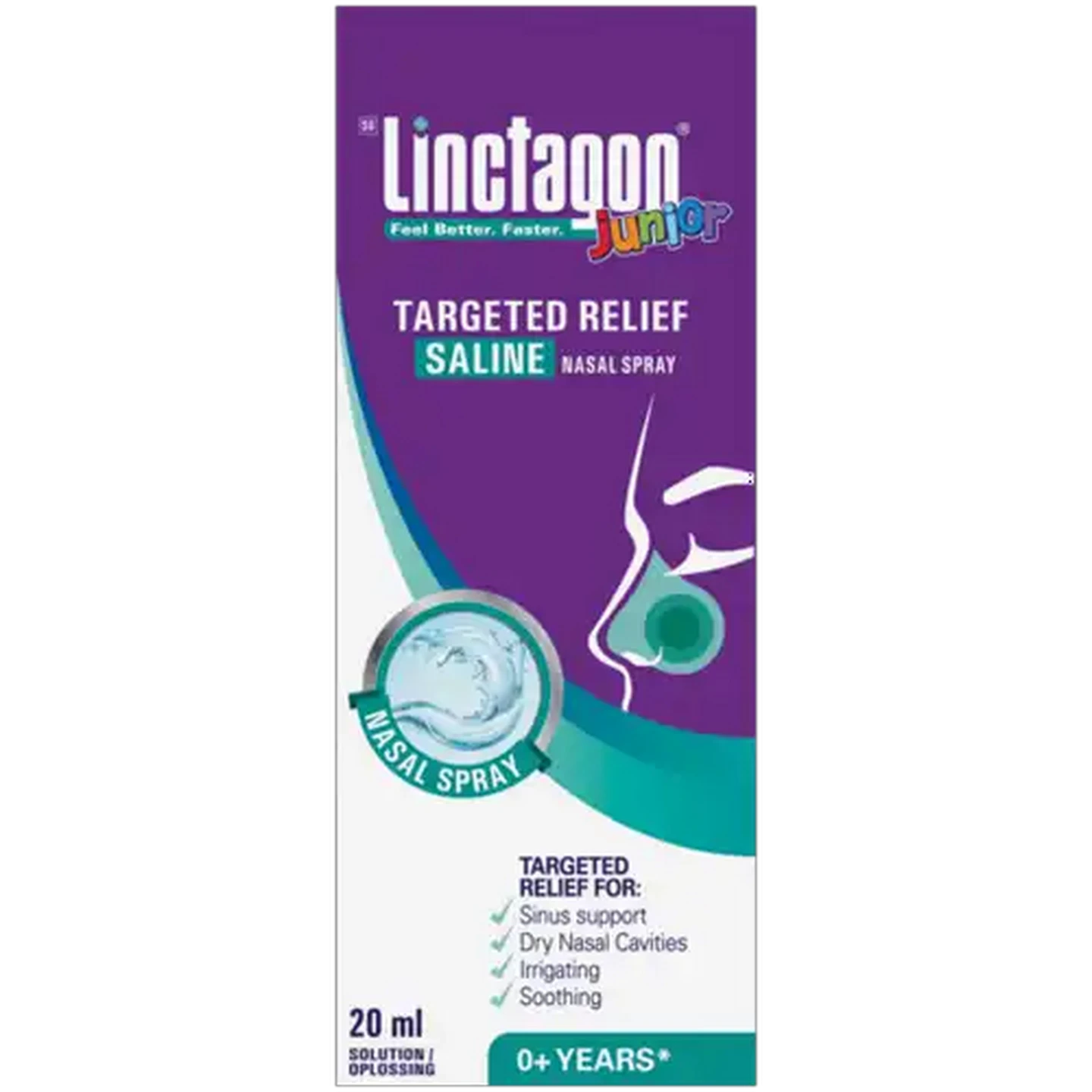 Image of Linctagon Junior Targeted Relief Saline Nasal Spray 20ml