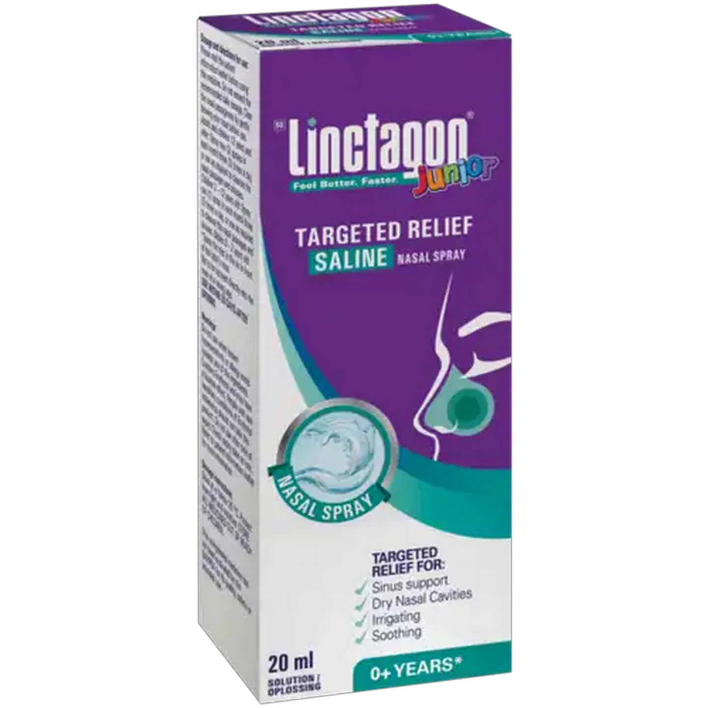 Image of Linctagon Junior Targeted Relief Saline Nasal Spray 20ml