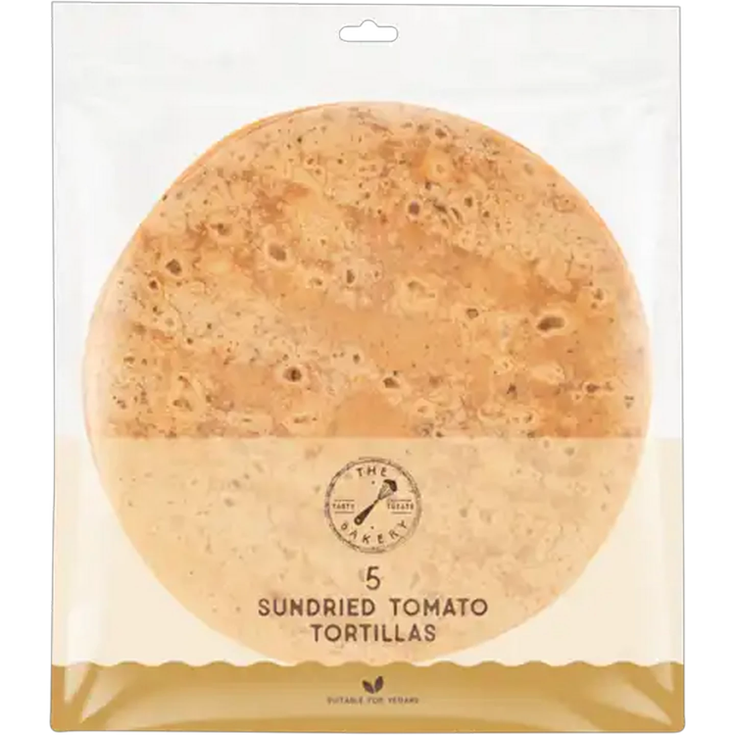 Image of The Bakery Sundried Tomato Tortilla Wraps 5 Pack