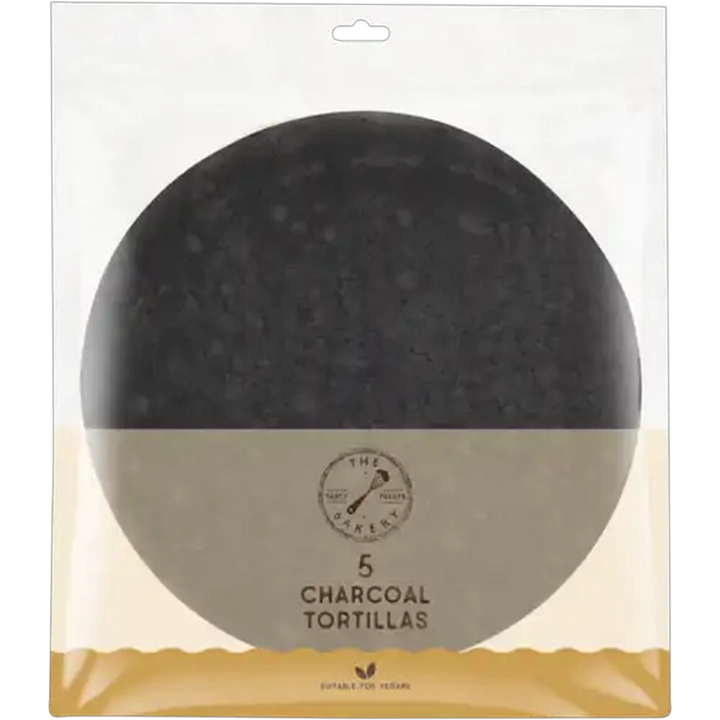 Image of The Bakery Charcoal Tortilla Wraps 5 Pack