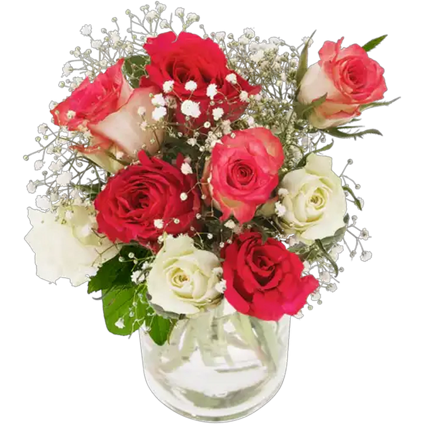 Image of Mother's Day Rose Delight Bunch (Vase Not Included) (Colour May Vary)