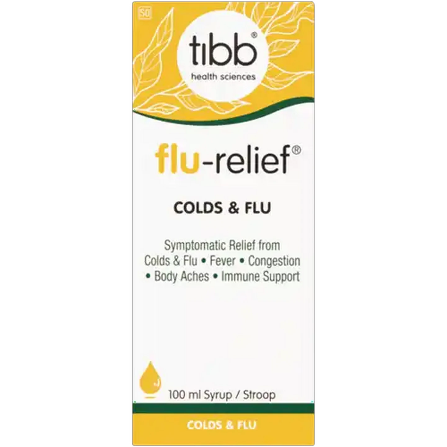 Image of Tibb Flu Relief Colds & Flu Syrup 100ml