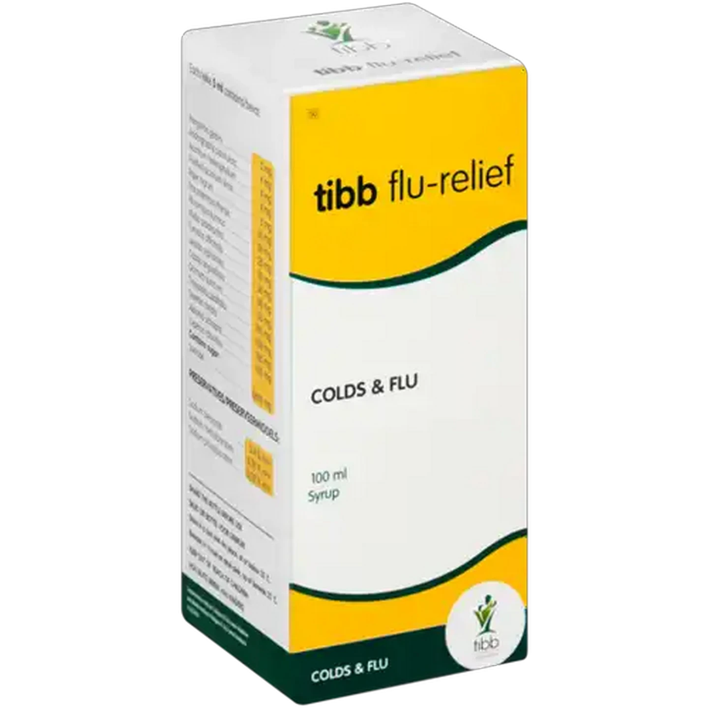 Image of Tibb Flu Relief Colds & Flu Syrup 100ml