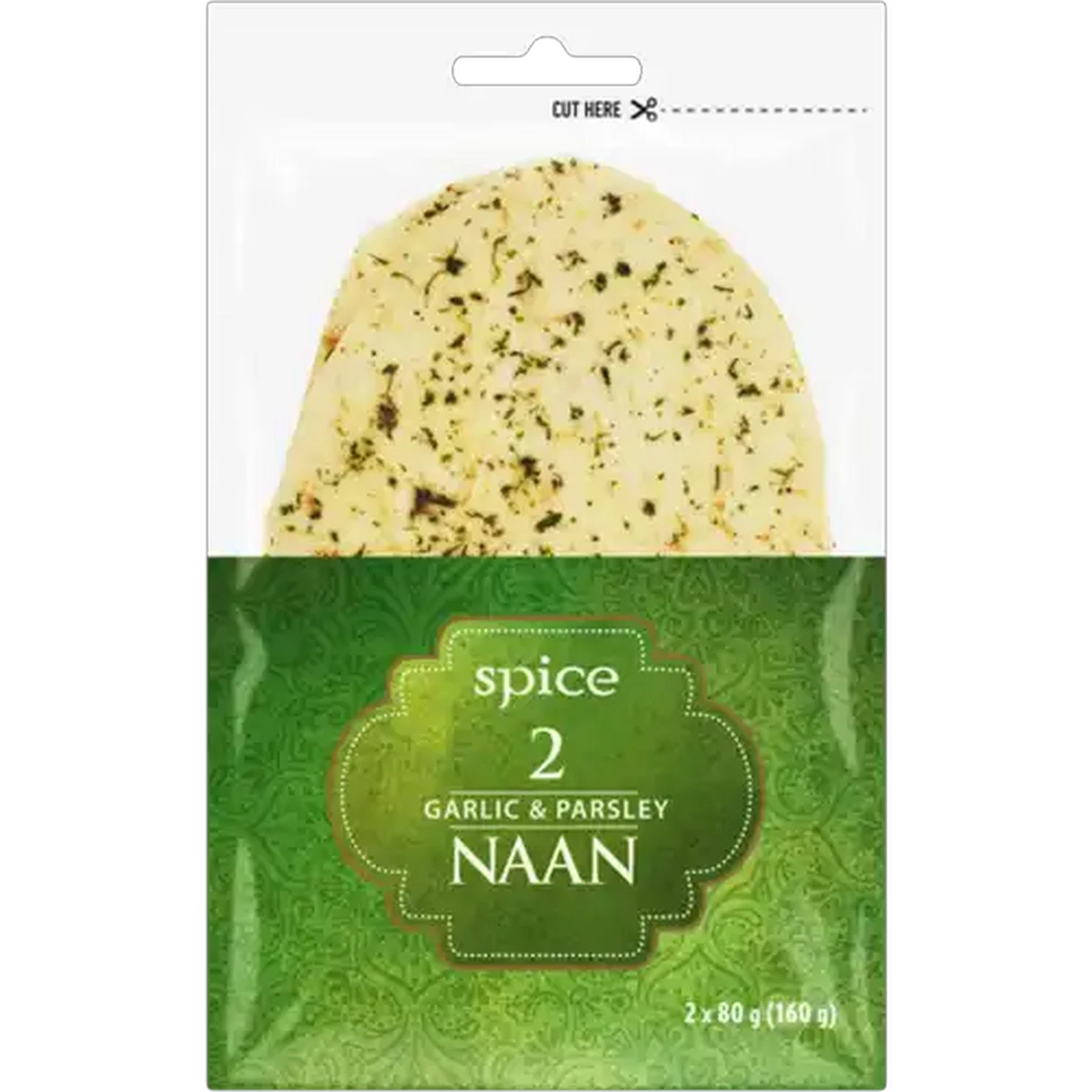 Image of Spice Garlic & Parsley Naan 2 x 80g