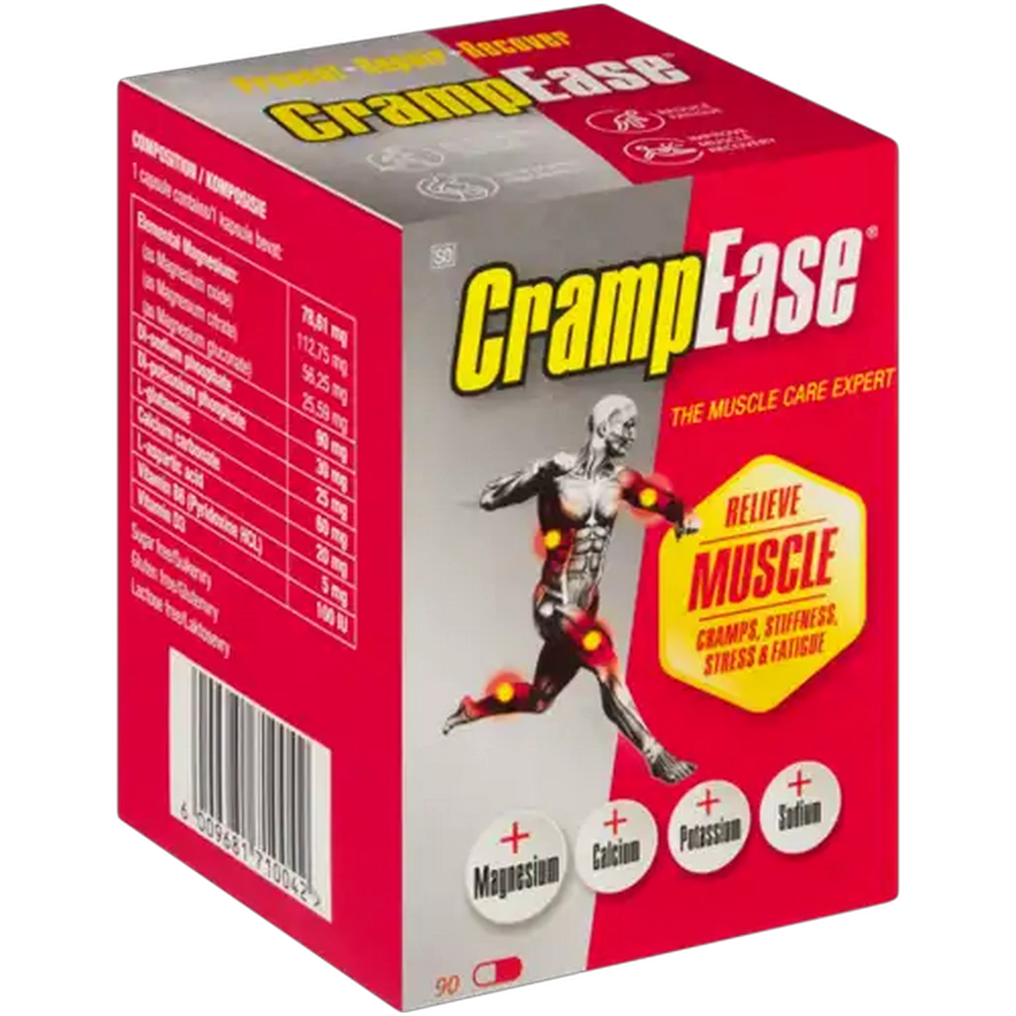 Image of CrampEase Muscle Relief Capsules 90 Pack