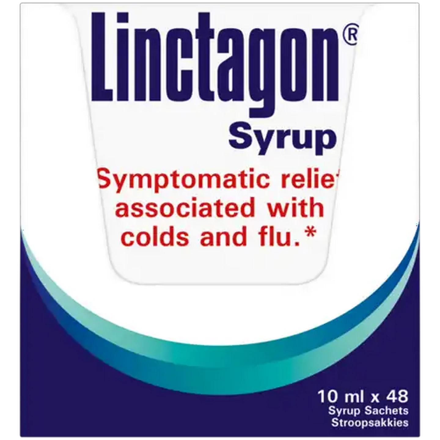 Image of Linctagon Cold & Flu Syrup Sachets 48 x 10ml