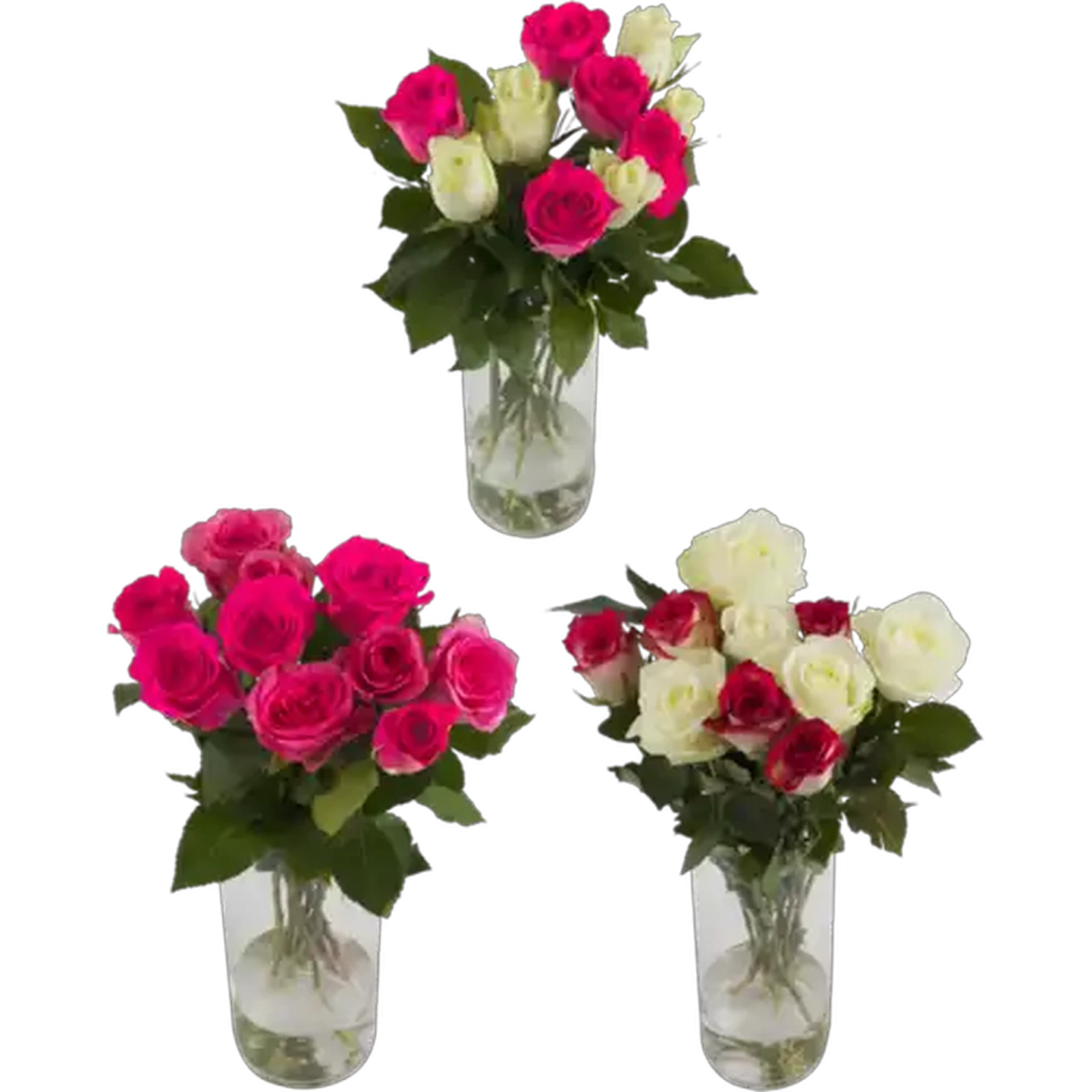 Image of Pastel Rose Selection Bouquet 1s (Colour May Vary)