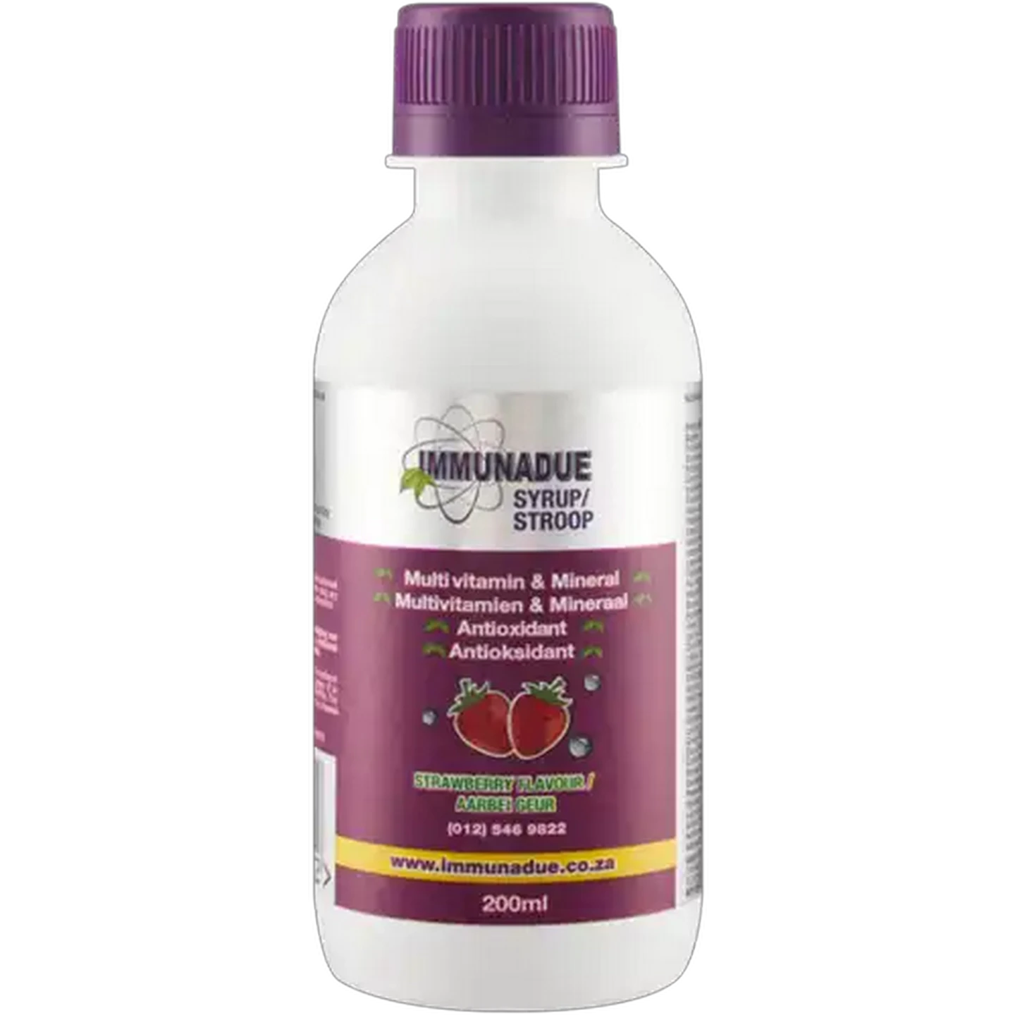 Image of IMMUNADUE Strawberry Flavour Multi Vitamin & Mineral Syrup 200ml